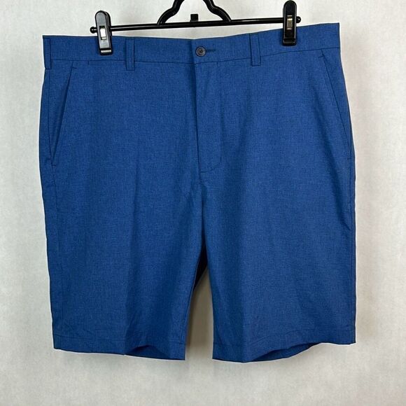 PGA Tour Mens Shorts Sz 38 Blue Button Front Golf - Picture 1 of 6